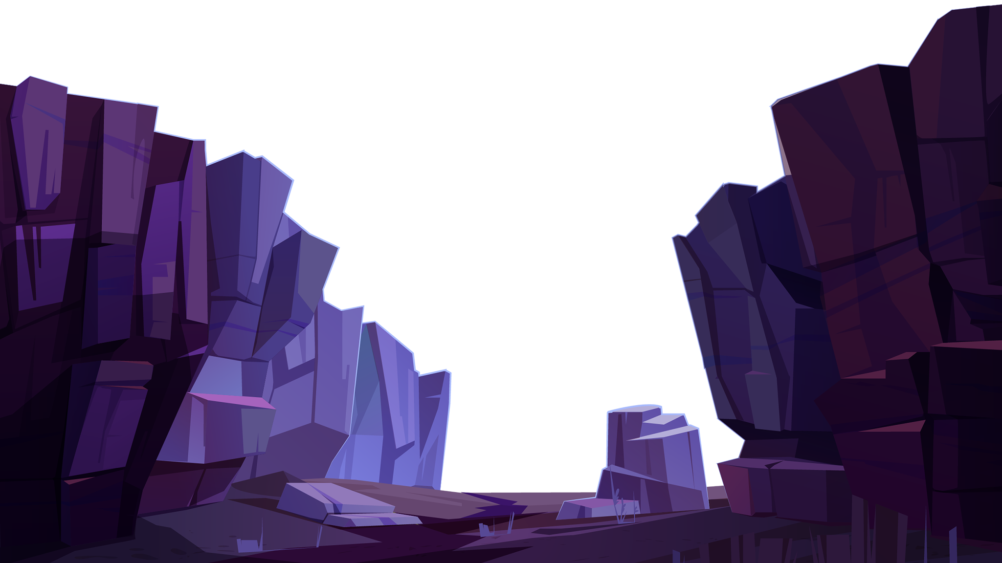 foreground mountains